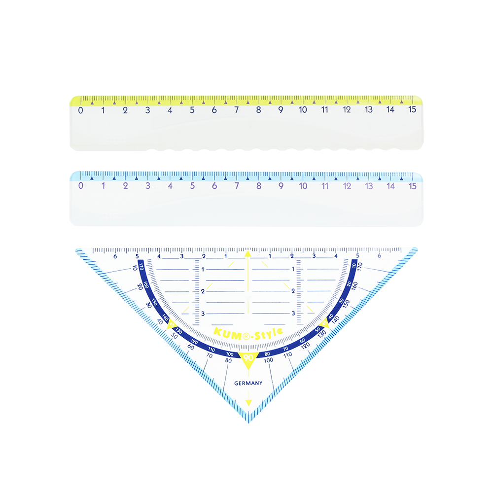 kum-style-geometrie-dreieck-16-cm-mit-tuschekante image 1