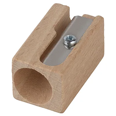 m-bius-ruppert-holz-handspitzer-blockform-blei-und-farbstifte image 1