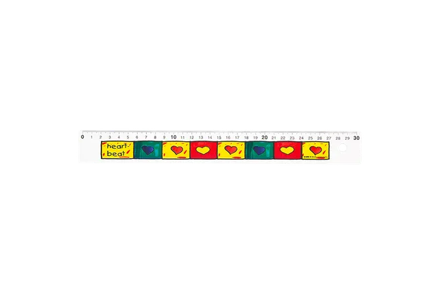 kum-heartbeat-lineal-30-cm-pr-zisionslineal image 1
