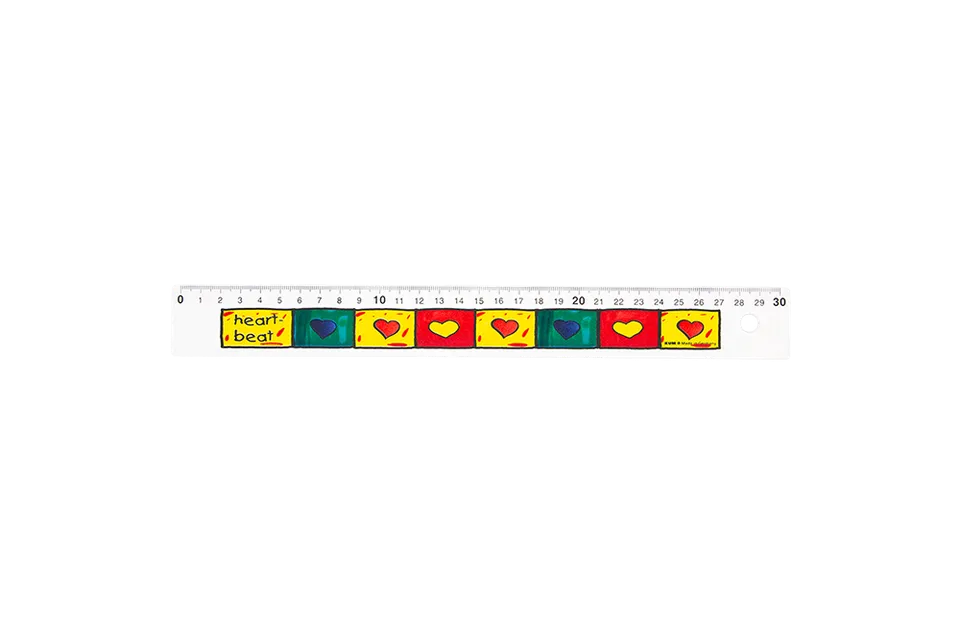 kum-heartbeat-lineal-30-cm-pr-zisionslineal image 1