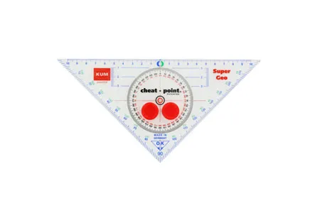 kum-super-geo-geodreieck-22-cm-mit-cheat-point image 1