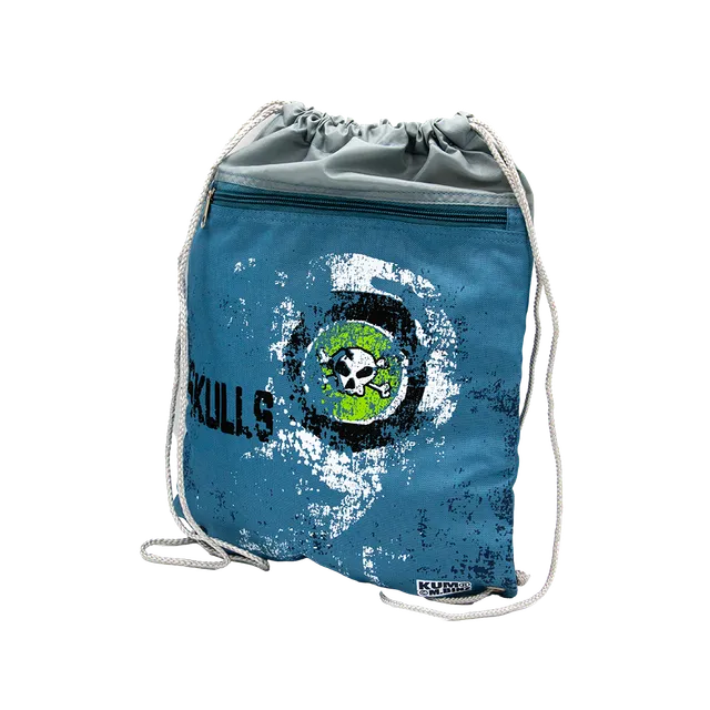 kum-skulls-gym-bag-turnbeutel-mit-kordelzug image 1