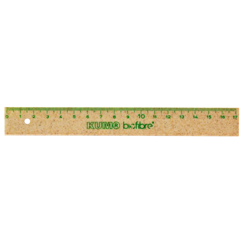 kum-biofibre-lineal-17-cm-aus-97-biobasiertem-kunststoff image 1