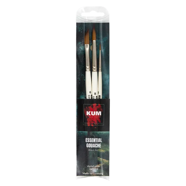 kum-essential-gouache-pinselset-einsteiger-set-f-r-gouachemalerei image 1