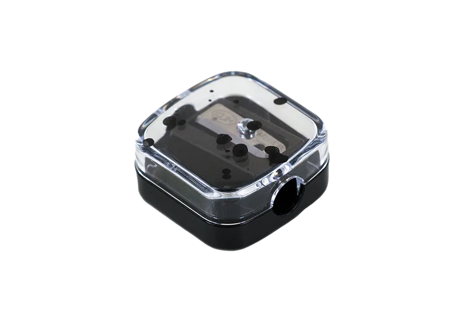 kum-x-frau-h-lle-blobs-beh-lterspitzer-schwarz-mit-transparentem-deckel image 1