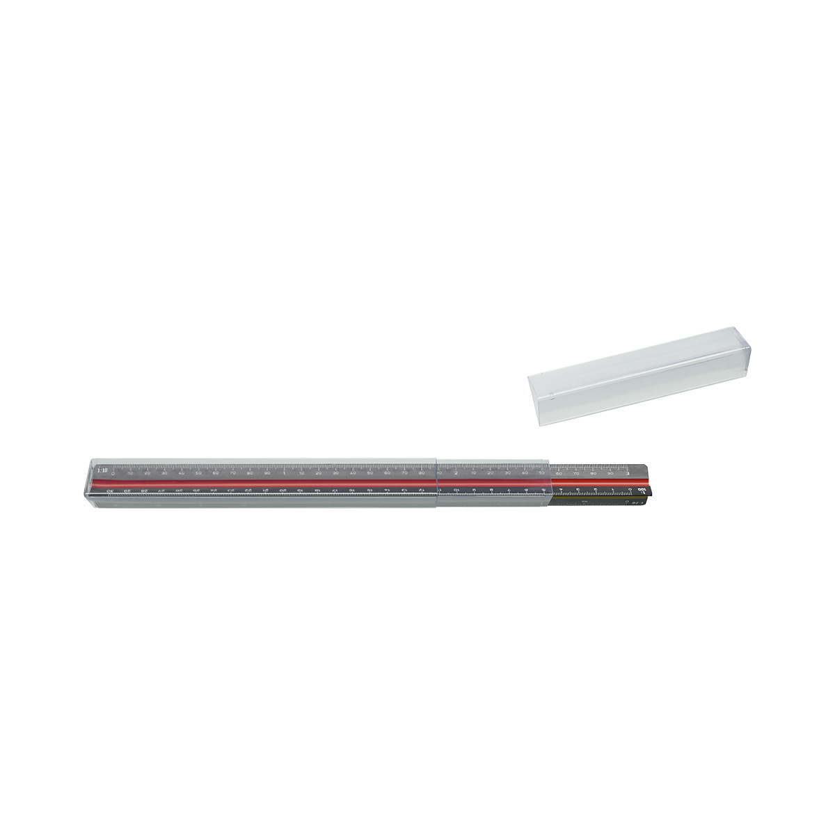 m-bius-ruppert-architekt-2-black-line-reduktionsma-stab-30-cm-schwarz-rot-k-cher image 1