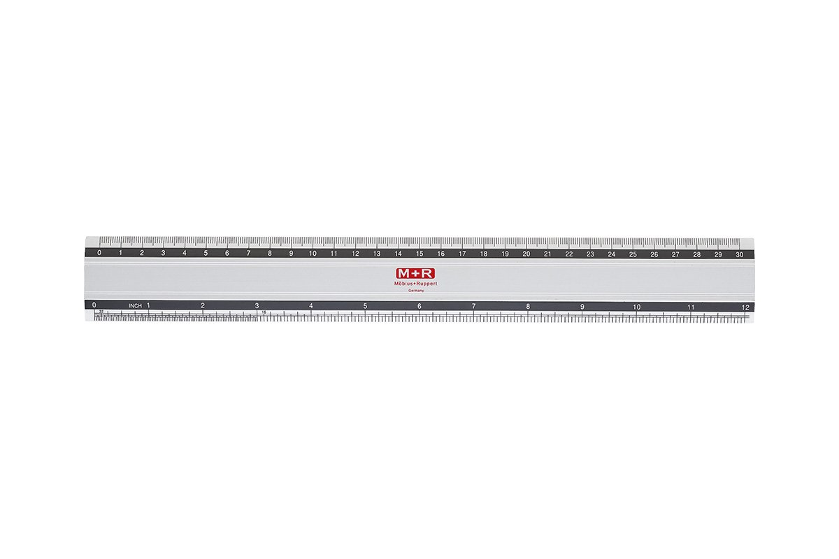 m-bius-ruppert-alu-lineal-30-cm-12-inch-metall-lineal image 1