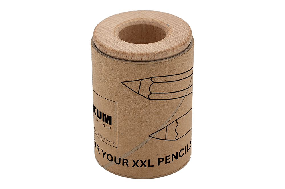 kum-wood-line-16mm-holzanspitzer-jumbo-mit-kartonbeh-lter image 1