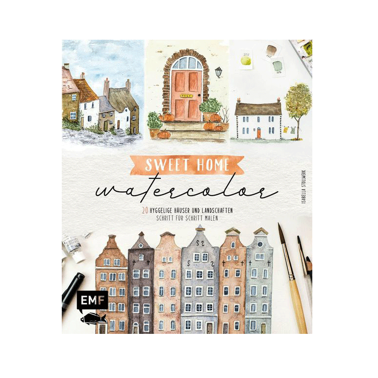 kum-sweet-home-watercolor-anleitungsbuch-20-h-user-malen image 1