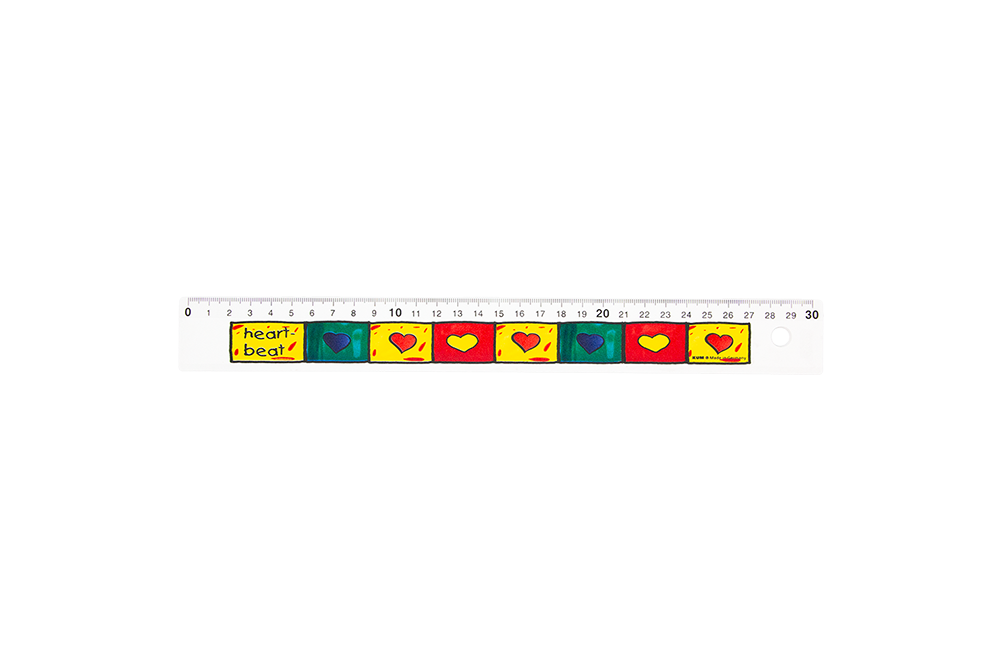 kum-heartbeat-lineal-30-cm-pr-zisionslineal image 1