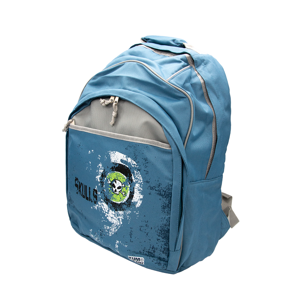 kum-rucksack-skulls-totenkopf-schul-und-freizeitrucksack image 1