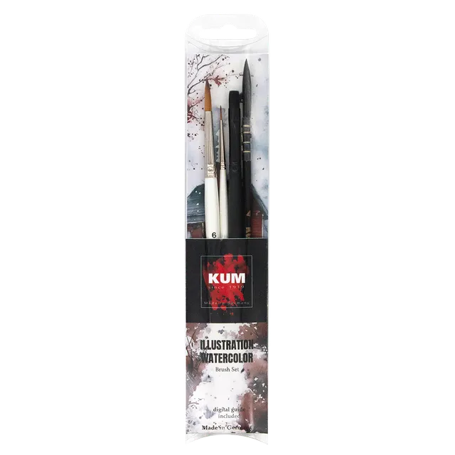 kum-illustration-watercolor-brush-set-memory-point-faded-brush image 1