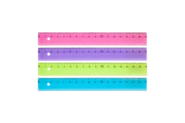 kum-lineal-17-cm-soft-color-flexibles-schul-lineal image 1