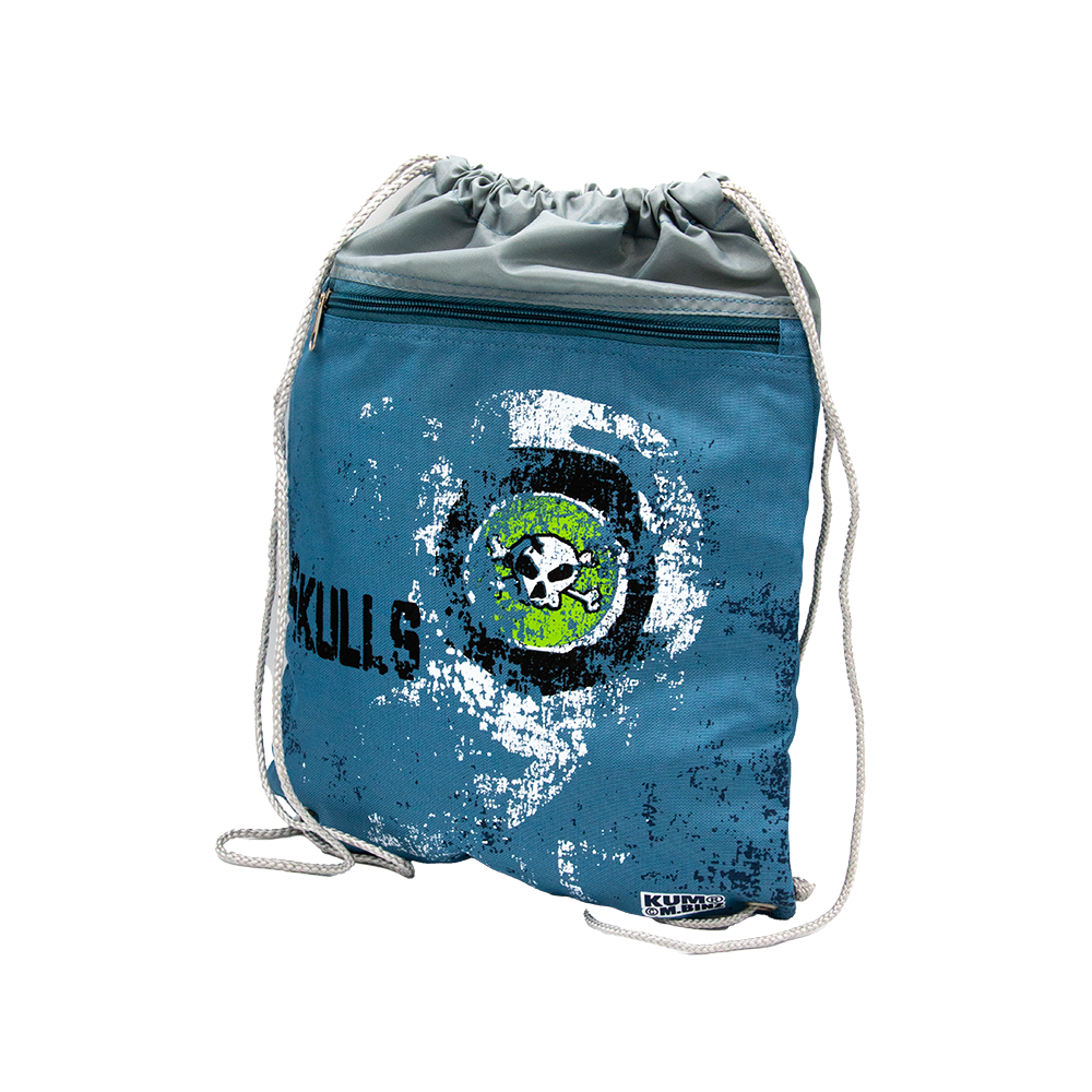 kum-skulls-gym-bag-turnbeutel-mit-kordelzug image 1