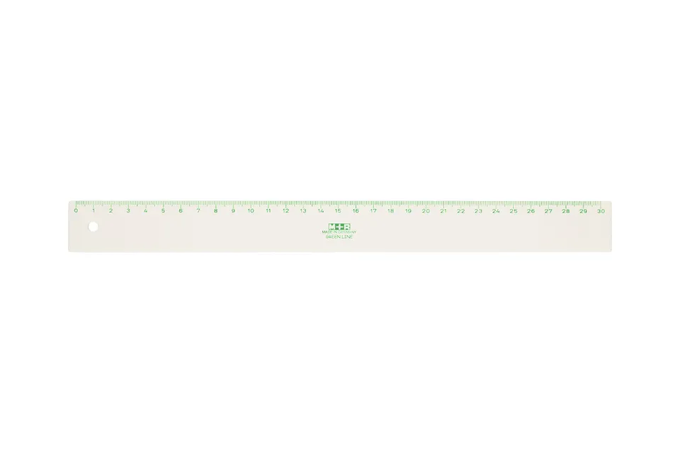 m-bius-ruppert-green-line-lineal-30-cm-biobasierter-kunststoff image 1