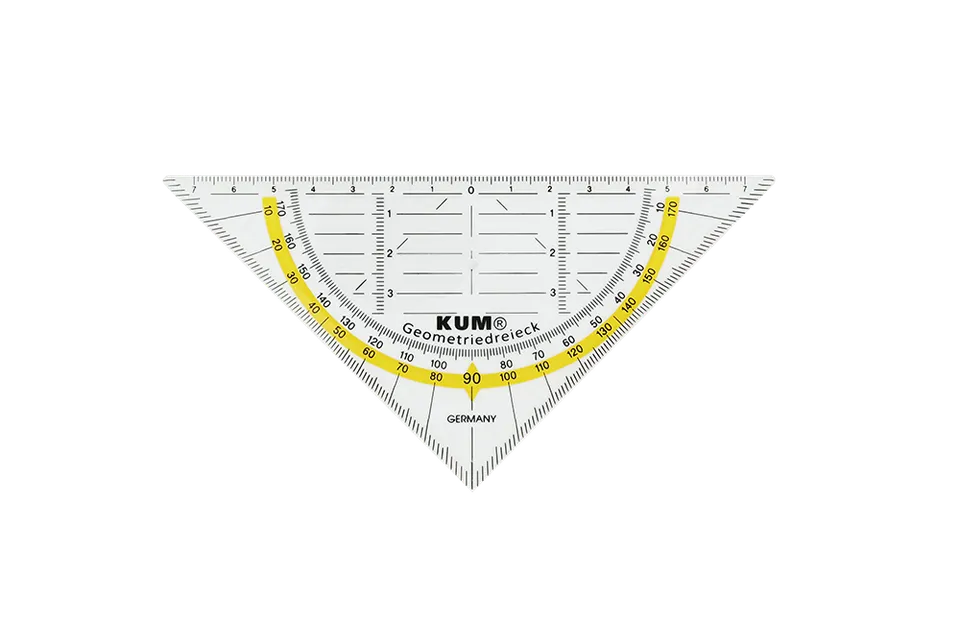kum-262-geodreieck-16-cm-mit-farbring image 1