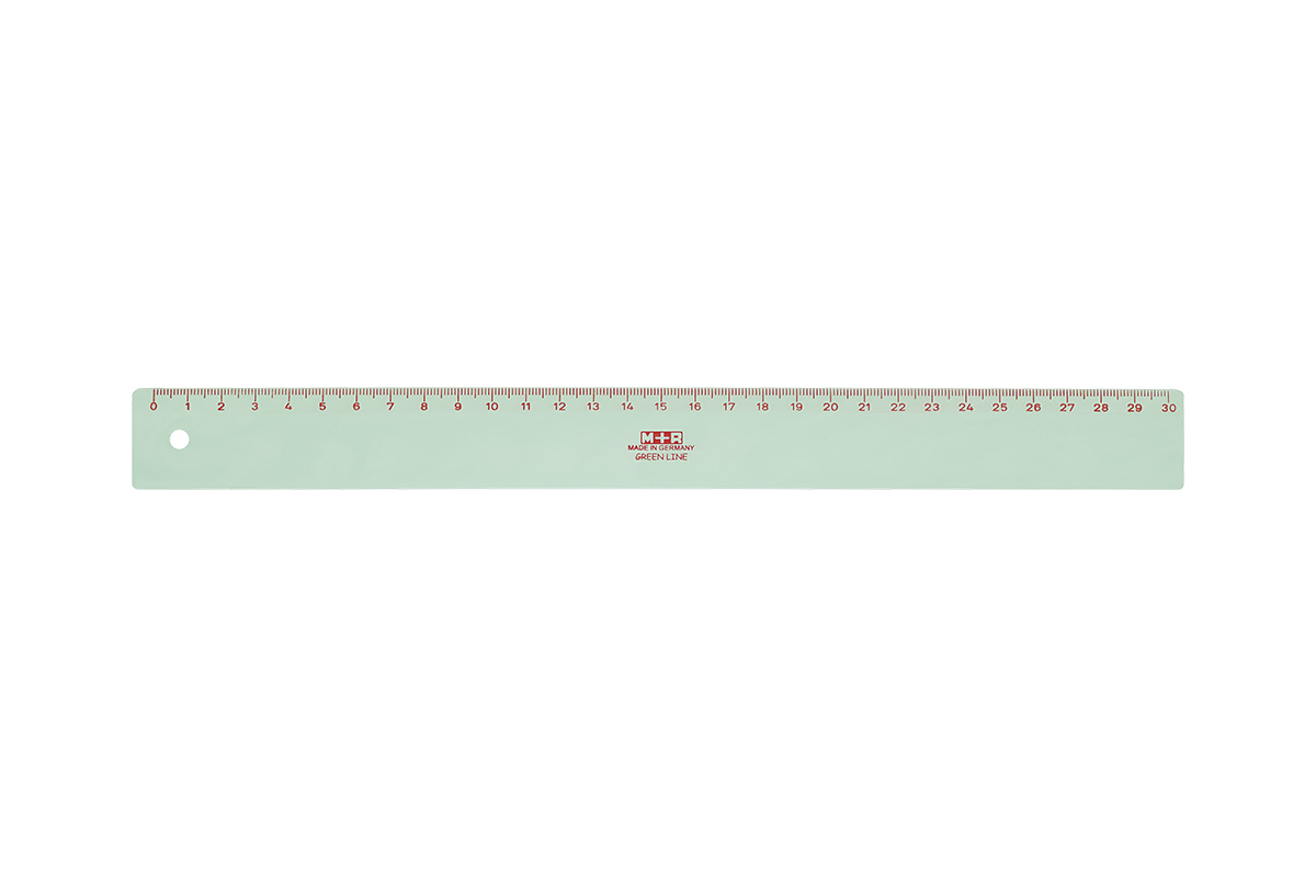 m-bius-ruppert-green-line-lineal-30-cm-aus-biobasiertem-kunststoff image 1