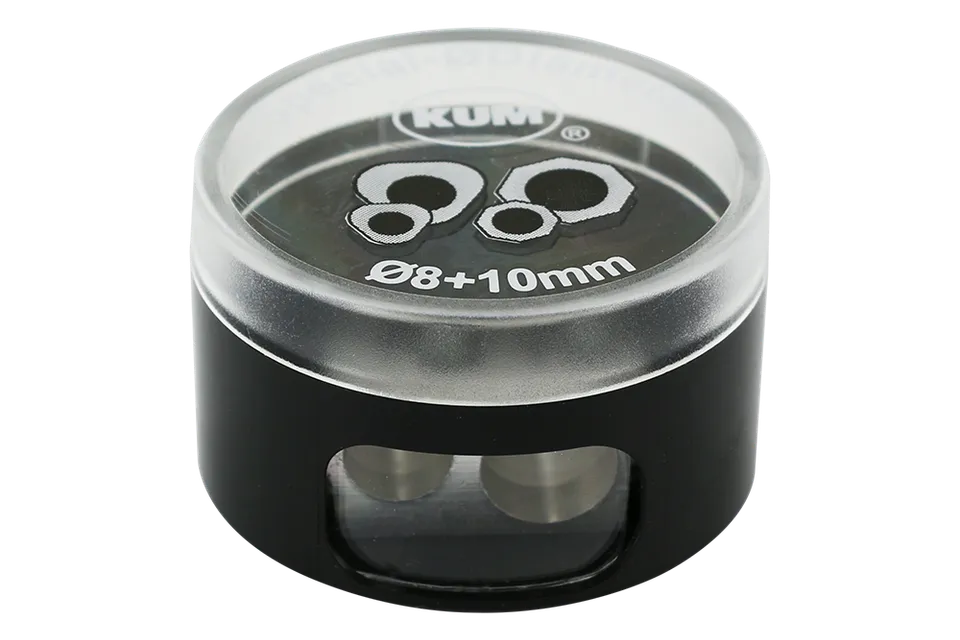 kum-doppelanspitzer-208-m2-8-10-mm-magnesium-mit-staubschutz image 1