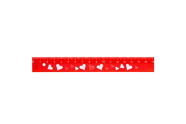 kum-lineal-17cm-love-pr-zisionslineal image 1