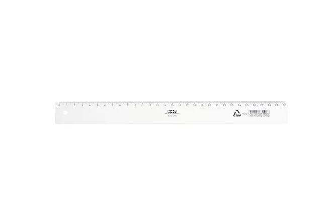 m-bius-ruppert-eco-2-lineal-30-cm-aus-100-recycling-kunststoff image 1