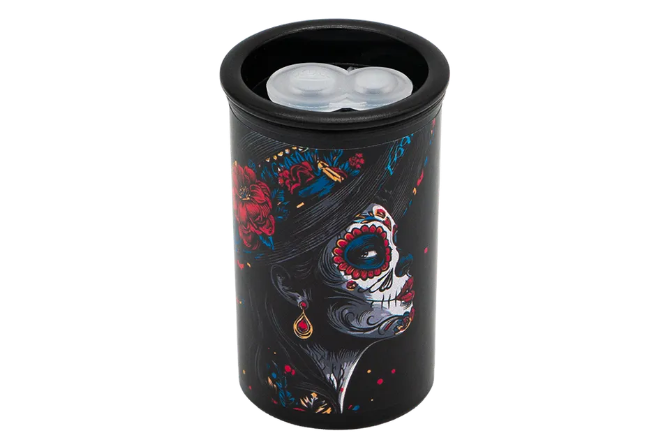 kum-tattoo-anspitzer-mit-beh-lter-la-catrina-maori image 1