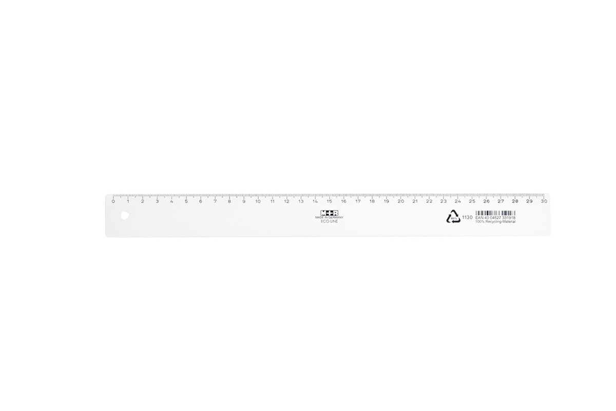 m-bius-ruppert-eco-2-lineal-30-cm-aus-100-recycling-kunststoff image 1
