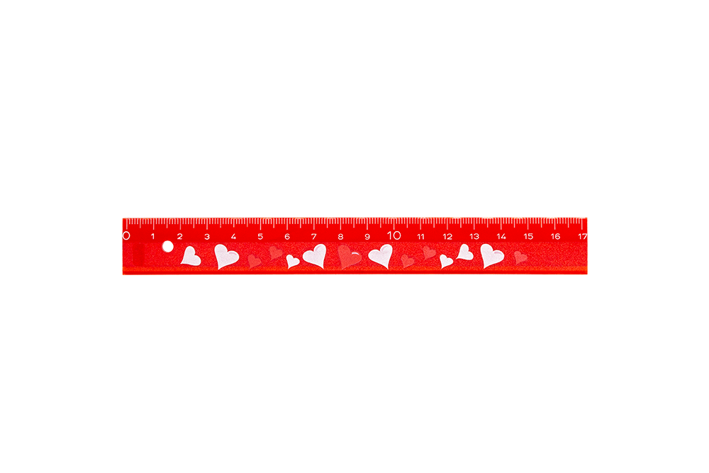 kum-lineal-17cm-love-pr-zisionslineal image 1