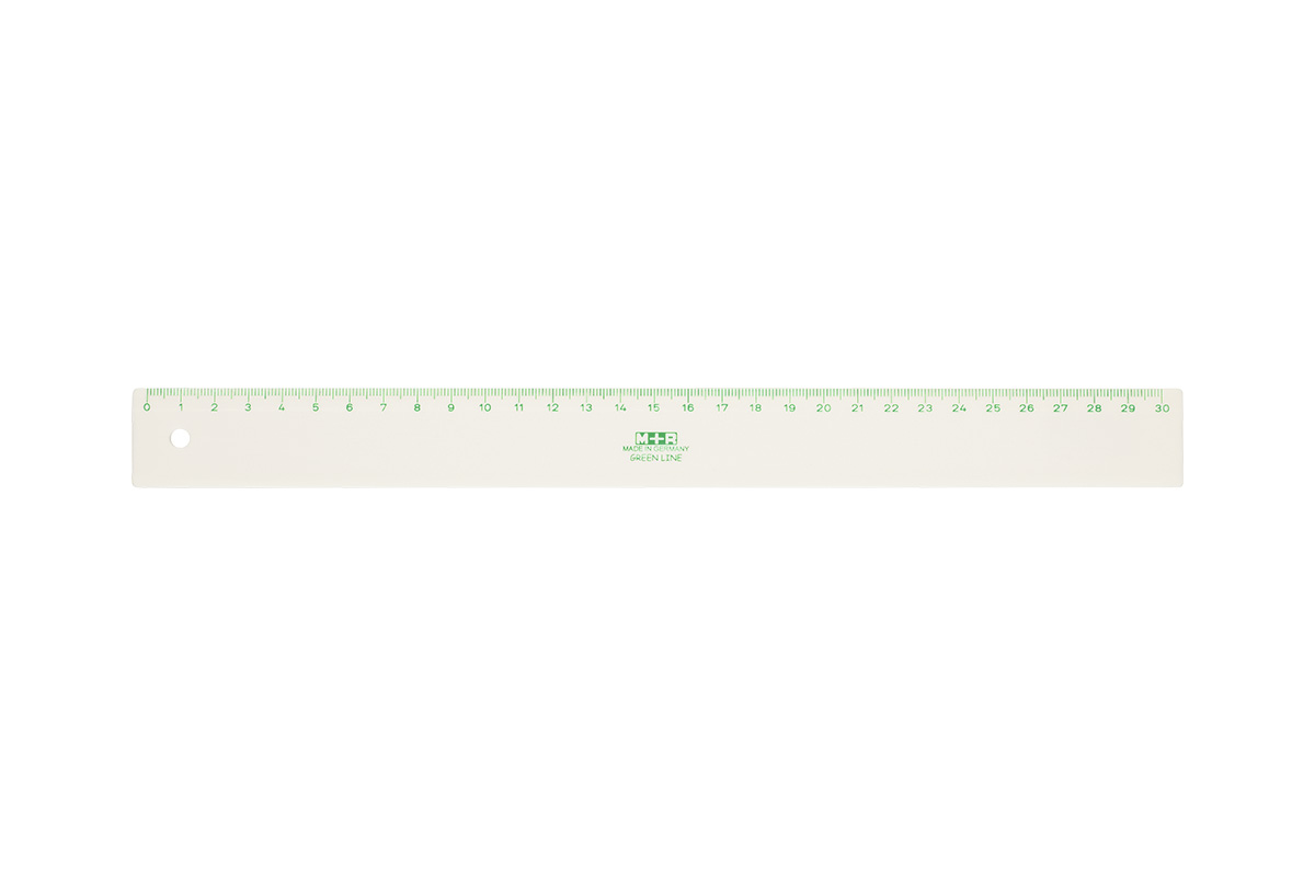 m-bius-ruppert-green-line-lineal-30-cm-biobasierter-kunststoff image 1
