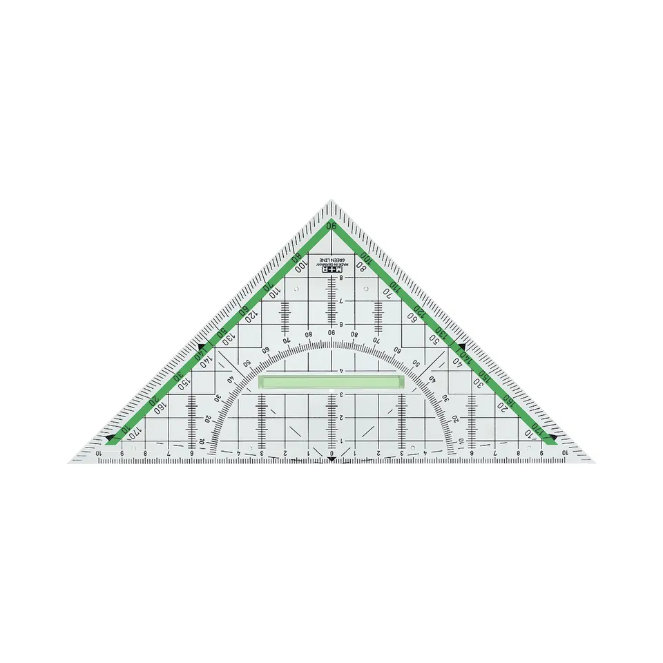 m-bius-ruppert-green-line-zeichendreieck-20-cm-bio-werkstoff-mit-griff-im-etui image 1