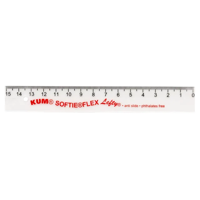 kum-softie-flex-lefty-lineal-15-cm-f-r-linksh-nder image 1