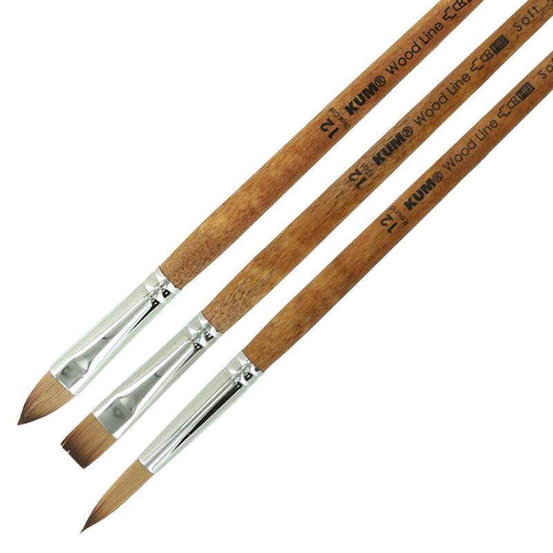 kum-wood-line-acryl-und-lmalpinsel image 1