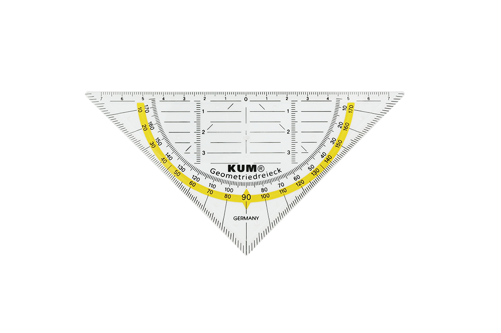 kum-262-geodreieck-16-cm-mit-farbring image 1