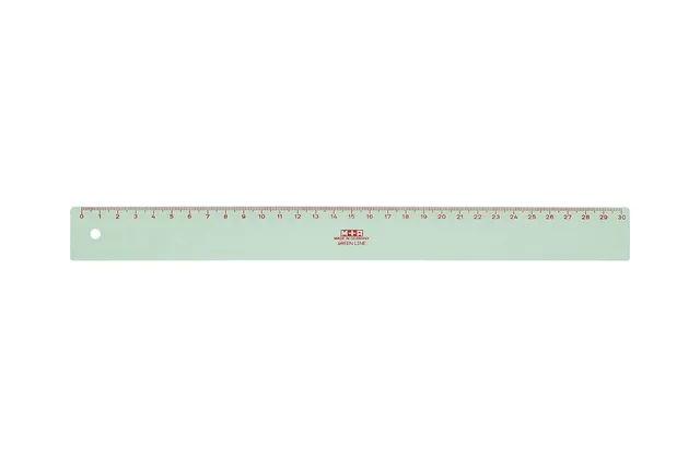 m-bius-ruppert-green-line-lineal-30-cm-aus-biobasiertem-kunststoff image 1