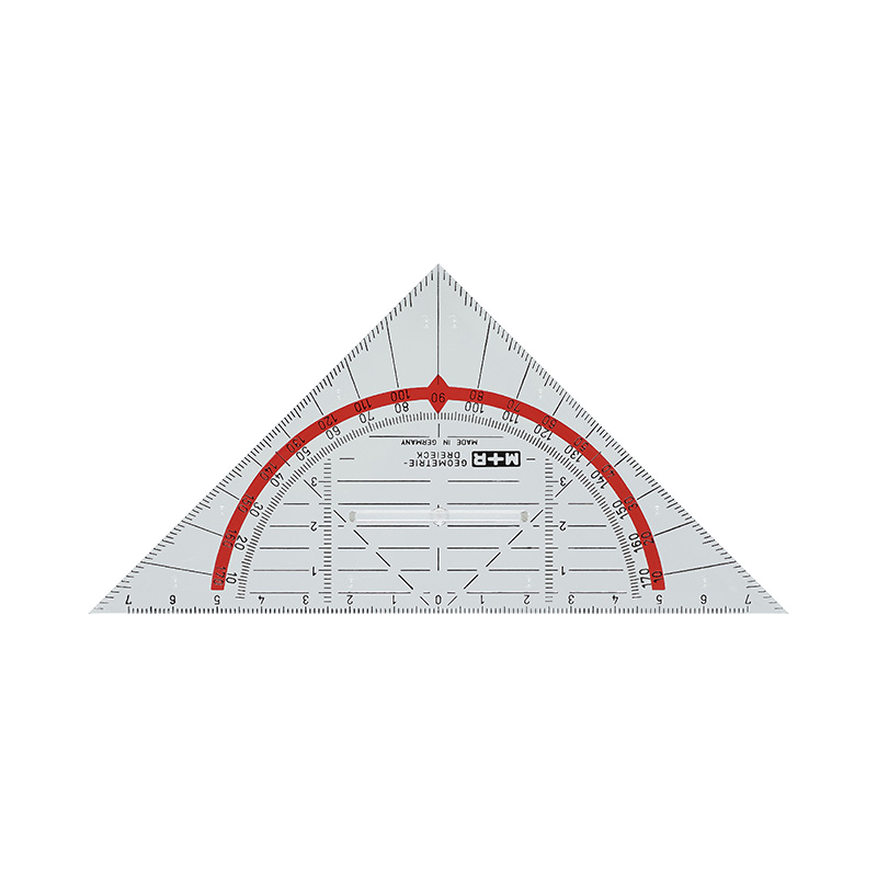 m-bius-ruppert-black-line-geometriedreieck-16-cm image 1