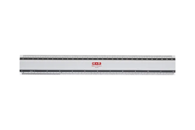 m-bius-ruppert-alu-lineal-30-cm-12-inch-metall-lineal image 1